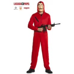 New Disfraz La casa de Papel Con Máscara Unisex Adulto Disfraces Unisex|Disfraces Series