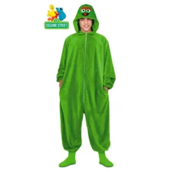 Disfraz Pijama de Oscar el Gruñón para adultos Disfraces Unisex|Disfraces Series