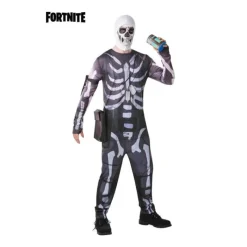 Hombre Disfrazzes Disfraces Hombre|Disfraces Videojuegos^Disfraz Skull Trooper Fortnite para hombre