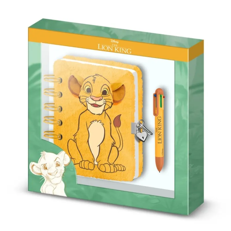 KaracterMania Disney Para Niñas|Juguetes, Figuras Y Más Regalos Para Peques^Disney El Rey León Diario Plush y Bolígrafo 6 Colores