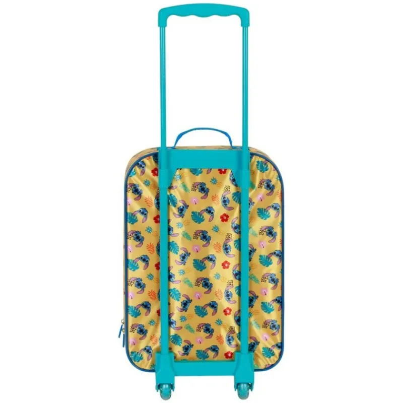 KaracterMania Películas Y Personajes De Disney ·Lilo Y Stitch^Disney Lilo y Stitch Ocean Maleta Trolley Soft 3D, Azul