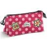 KaracterMania Películas Y Personajes De Disney ·Mickey & Minnie^Disney Minnie Mouse Class Estuche Portatodo Triple, Rosa