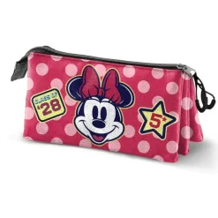 KaracterMania Películas Y Personajes De Disney ·Mickey & Minnie^Disney Minnie Mouse Class Estuche Portatodo Triple, Rosa