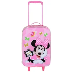 Clearance Disney Minnie Mouse Kitten Maleta Trolley Soft 3D, Rosa Películas Y Personajes De Disney ·Mickey & Minnie