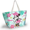 KaracterMania Películas Y Personajes De Disney ·Mickey & Minnie^Disney Minnie Mouse Tropic Bolsa de Playa Soleil, Verde