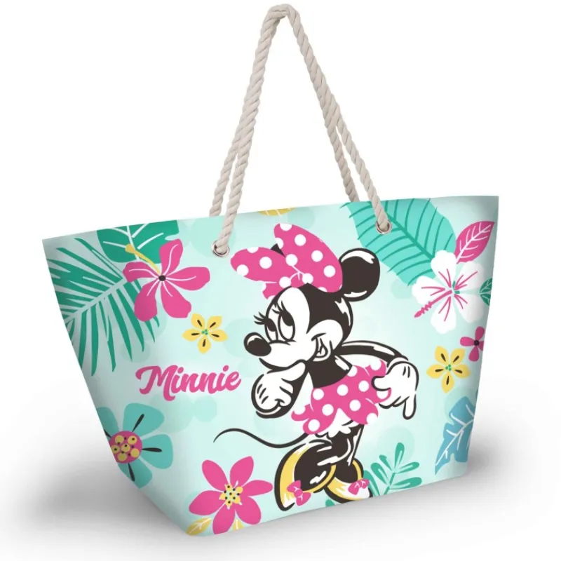 KaracterMania Películas Y Personajes De Disney ·Mickey & Minnie^Disney Minnie Mouse Tropic Bolsa de Playa Soleil, Verde