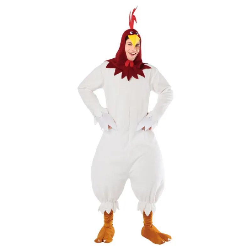 Divertido Disfraz de Gallo de Dibujos Animados para Adultos Disfraces Unisex|Disfraces Series