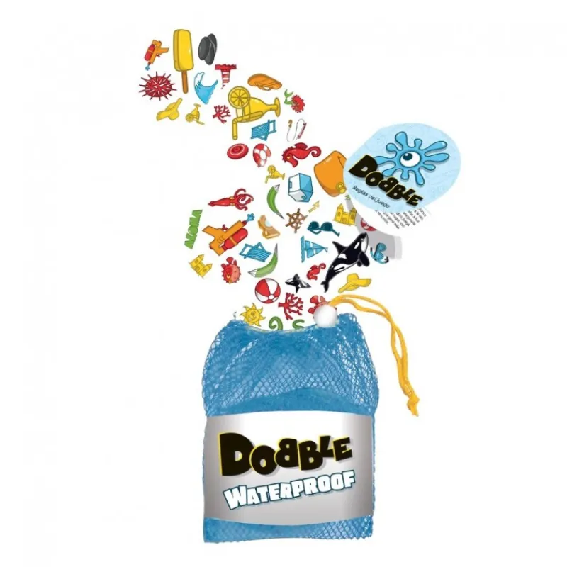 Juegos Juguetes, Figuras Y Más Regalos Para Peques|Tiempo Libre Kids^Dobble Waterproof - Juego de Cartas Resistente al Agua