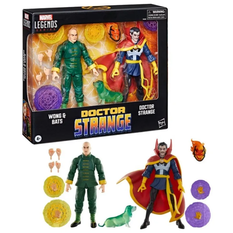 Hasbro Superhéroes Marvel|Coleccionismo Marvel^Doctor Strange Marvel Legends Pack 3 Figuras 15 cm
