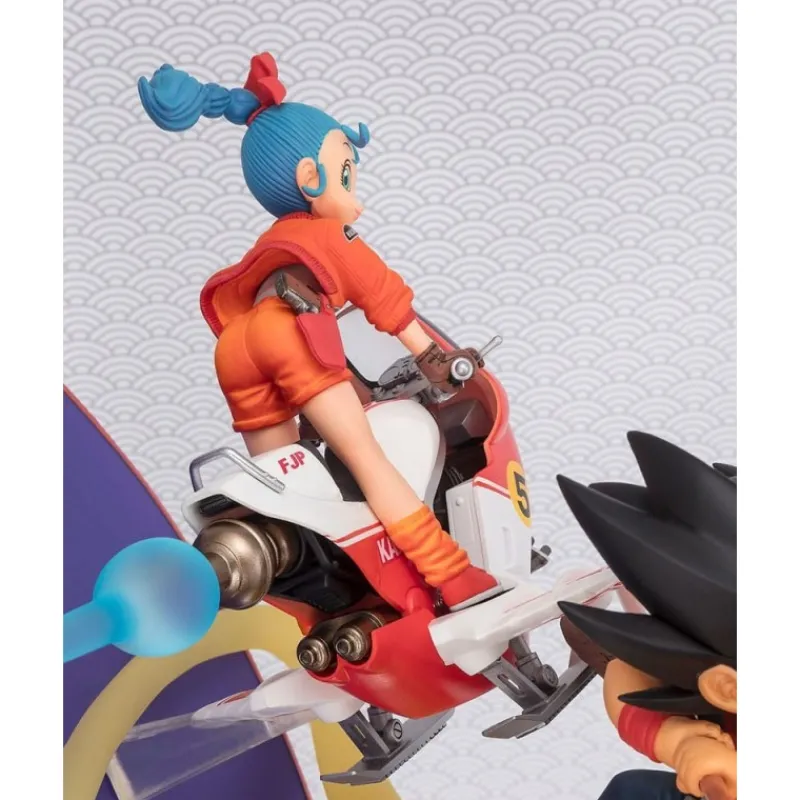 Hot Dragon Ball Figuarts ZERO Estatua PVC Son Goku & Bulma 18 cm Figuras Dragon Ball