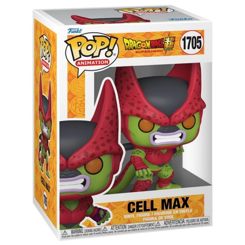 Clearance Dragon Ball Super: Super Hero Figura POP! Vinyl Cell Max 9 cm Figuras Dragon Ball