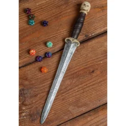 Dungeons & Dragons Daga de Espuma Rogue para LARP y Cosplay Armas, Espadas Y Escudos Disfraces|Disfraces Medievales Y Vikingos