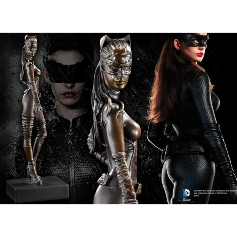 Online Escultura de Bronce Cat-Woman de Dark Knight Rises - Noble Collection Regalos De Superhéroes Dc|Figuras Dc