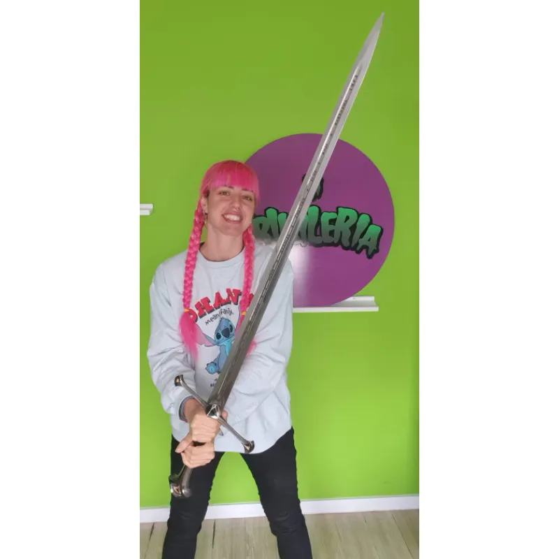 Amont Armas, Espadas Y Escudos Disfraces|Espadas De Aragorn^Espada Aragorn Anduril 134 cm con vaina y soporte El Señor de los Anillos