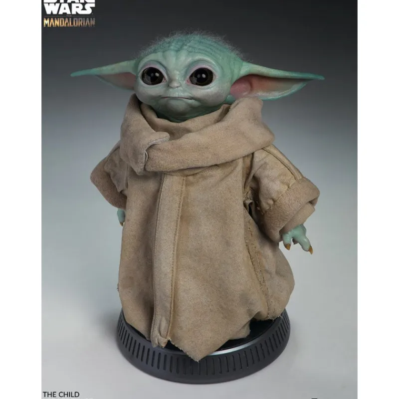 Sideshow Collectibles The Mandalorian|Regalos Star Wars Por Personaje ^Estatua 1:1 Baby Yoda Grogu The Mandalorian 42 cm