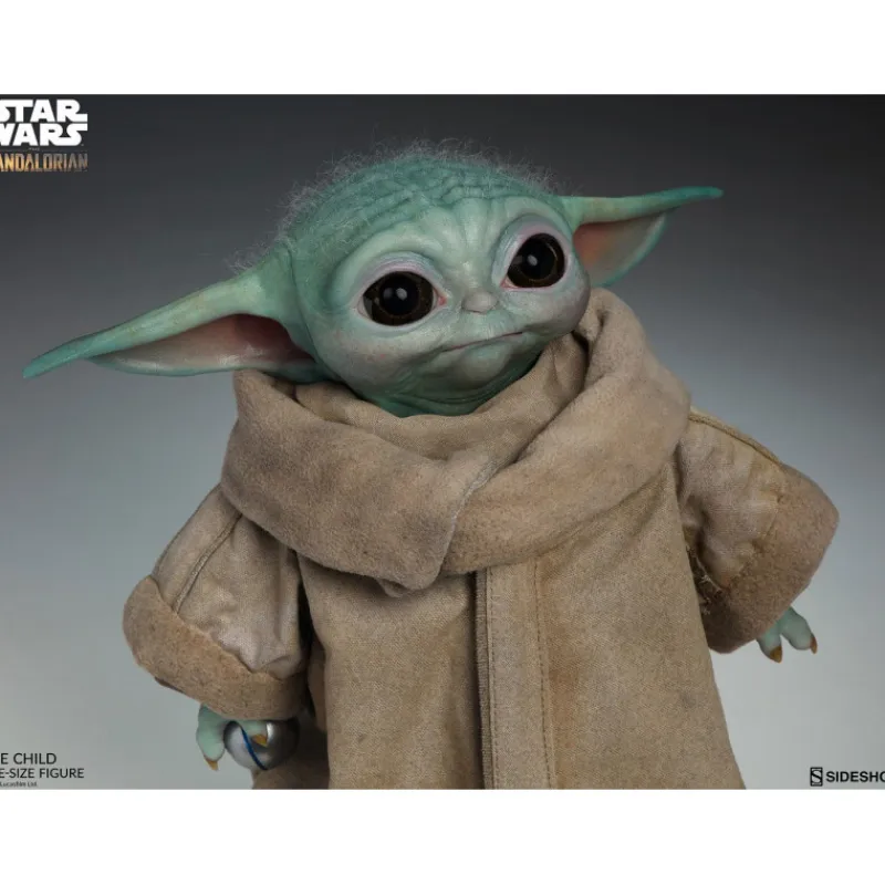 Sideshow Collectibles The Mandalorian|Regalos Star Wars Por Personaje ^Estatua 1:1 Baby Yoda Grogu The Mandalorian 42 cm