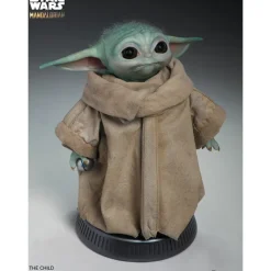 Sideshow Collectibles The Mandalorian|Regalos Star Wars Por Personaje ^Estatua 1:1 Baby Yoda Grogu The Mandalorian 42 cm