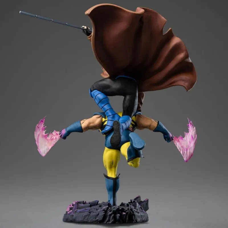 Iron Studios Superhéroes Marvel|Coleccionismo Marvel^Estatua 1/10 Deluxe Art Scale X-Men´97 Gambit & Lobezno 29 cm
