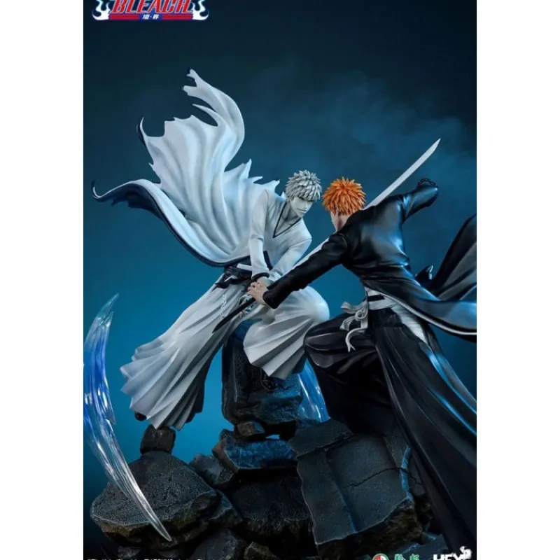 Clearance Estatua 1/6 Ichigo Kurosaki vs Hollow Ichigo 56 cm - Bleach Figuras