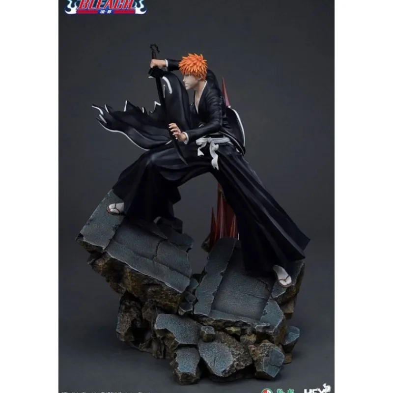 Clearance Estatua 1/6 Ichigo Kurosaki vs Hollow Ichigo 56 cm - Bleach Figuras