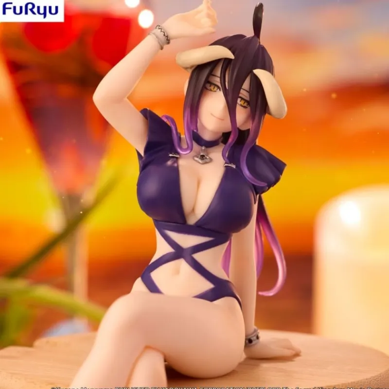 FuRyu Figuras^Estatua Albedo Swimsuit Noodle Stopper 16 cm Overlord