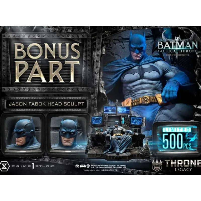 Clearance Estatua Batman Tactical Throne Ultimate Bonus Version 57 cm DC Comics Regalos De Superhéroes Dc|Figuras Dc