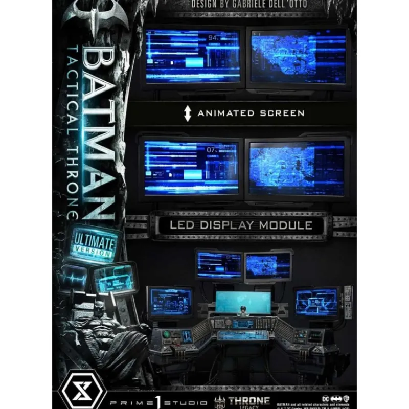 Clearance Estatua Batman Tactical Throne Ultimate Bonus Version 57 cm DC Comics Regalos De Superhéroes Dc|Figuras Dc