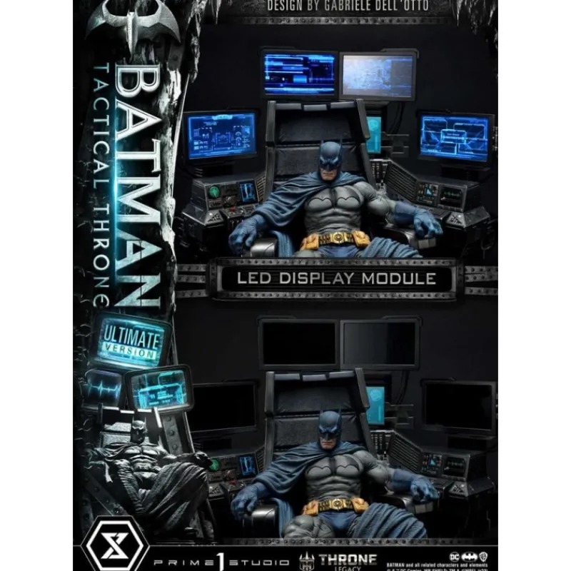 Clearance Estatua Batman Tactical Throne Ultimate Bonus Version 57 cm DC Comics Regalos De Superhéroes Dc|Figuras Dc
