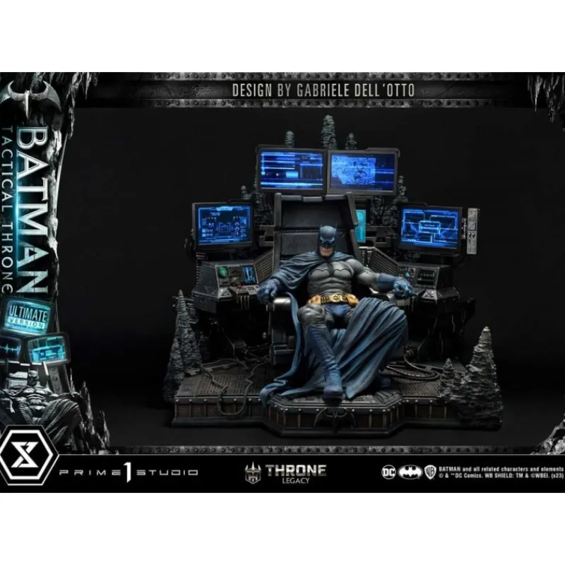 Clearance Estatua Batman Tactical Throne Ultimate Bonus Version 57 cm DC Comics Regalos De Superhéroes Dc|Figuras Dc