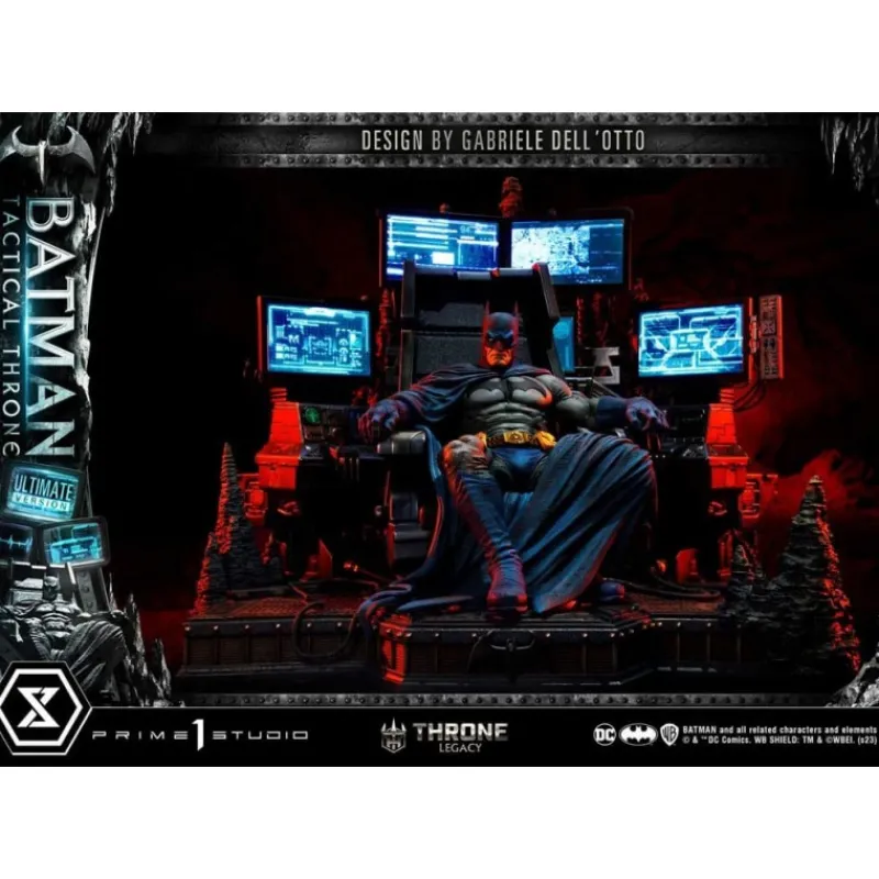 Clearance Estatua Batman Tactical Throne Ultimate Bonus Version 57 cm DC Comics Regalos De Superhéroes Dc|Figuras Dc