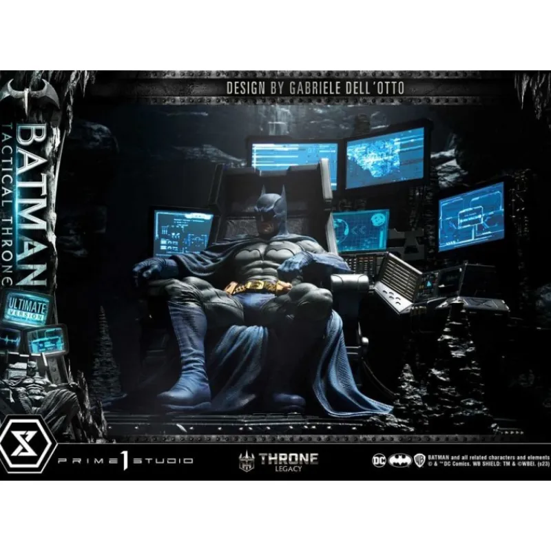 Clearance Estatua Batman Tactical Throne Ultimate Bonus Version 57 cm DC Comics Regalos De Superhéroes Dc|Figuras Dc