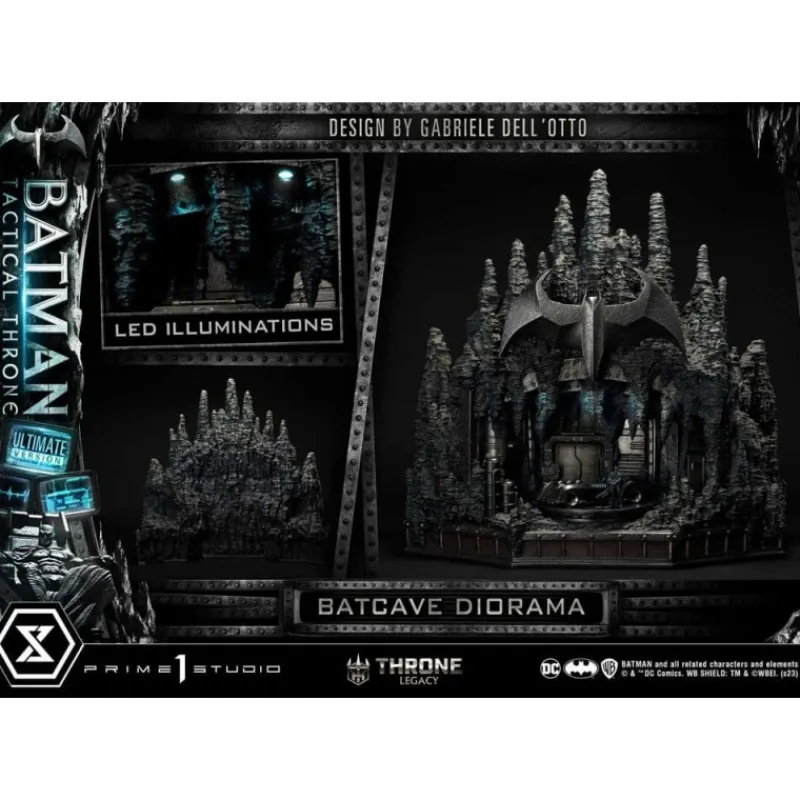Clearance Estatua Batman Tactical Throne Ultimate Bonus Version 57 cm DC Comics Regalos De Superhéroes Dc|Figuras Dc