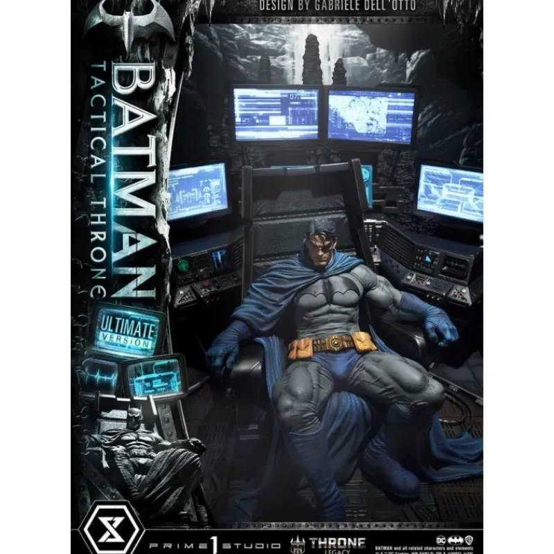 Clearance Estatua Batman Tactical Throne Ultimate Bonus Version 57 cm DC Comics Regalos De Superhéroes Dc|Figuras Dc