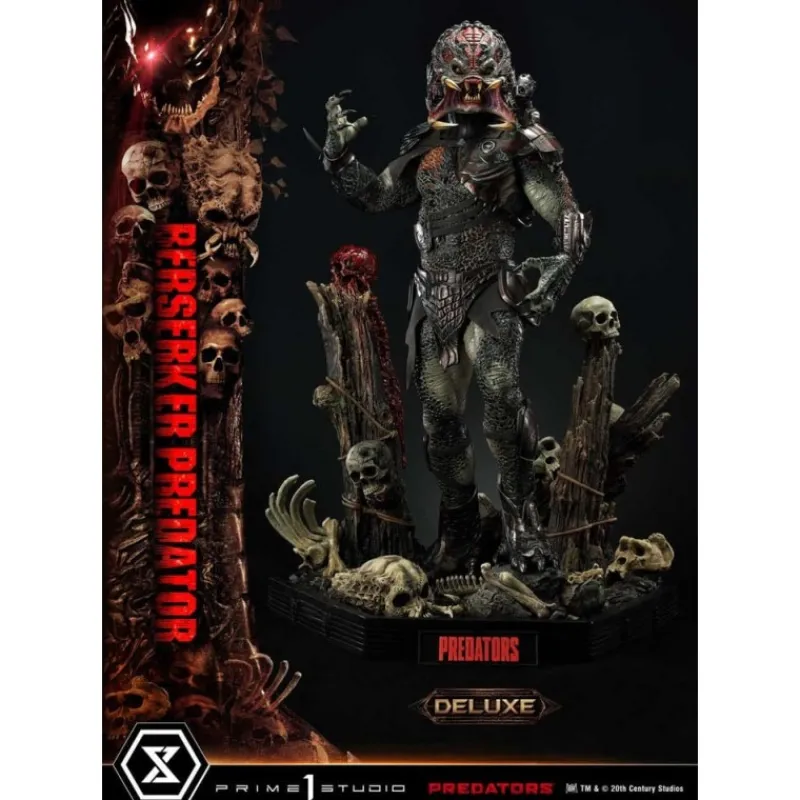 Prime 1 Studio Alien Y Predator^Estatua Berserker Predator Deluxe 100 cm con LED