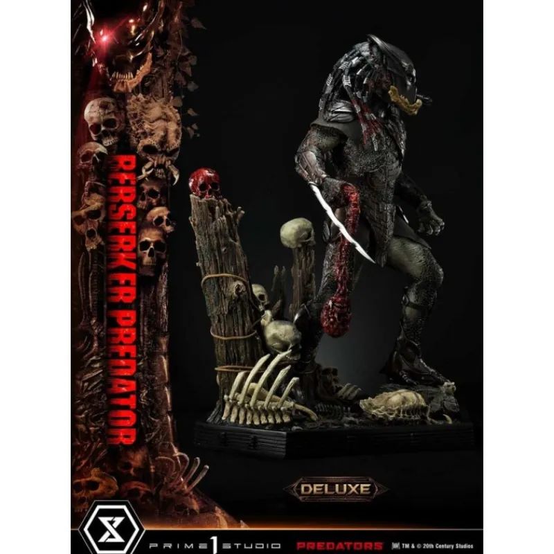 Prime 1 Studio Alien Y Predator^Estatua Berserker Predator Deluxe 100 cm con LED