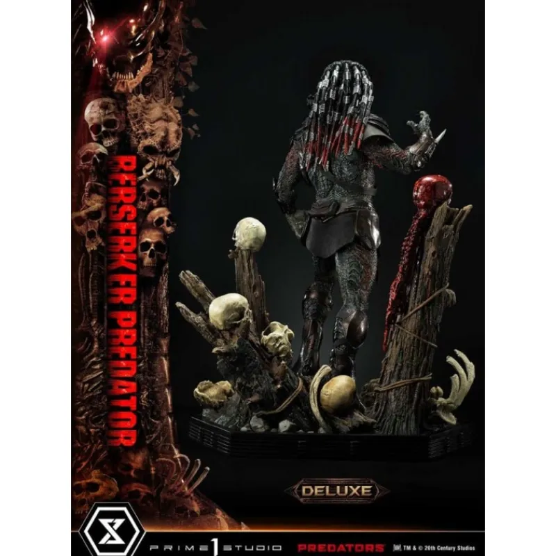 Prime 1 Studio Alien Y Predator^Estatua Berserker Predator Deluxe 100 cm con LED
