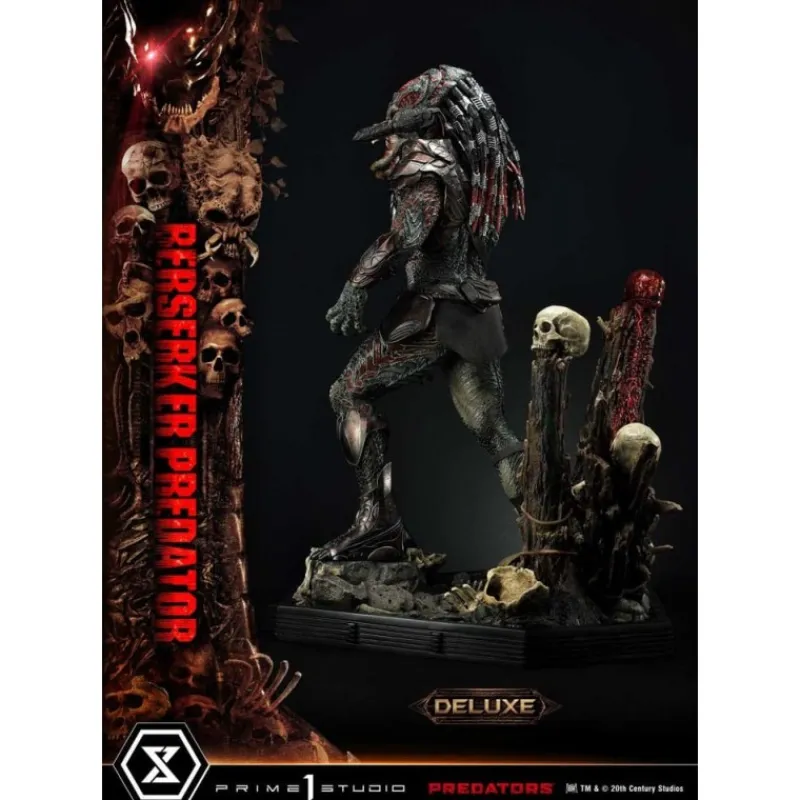 Prime 1 Studio Alien Y Predator^Estatua Berserker Predator Deluxe 100 cm con LED