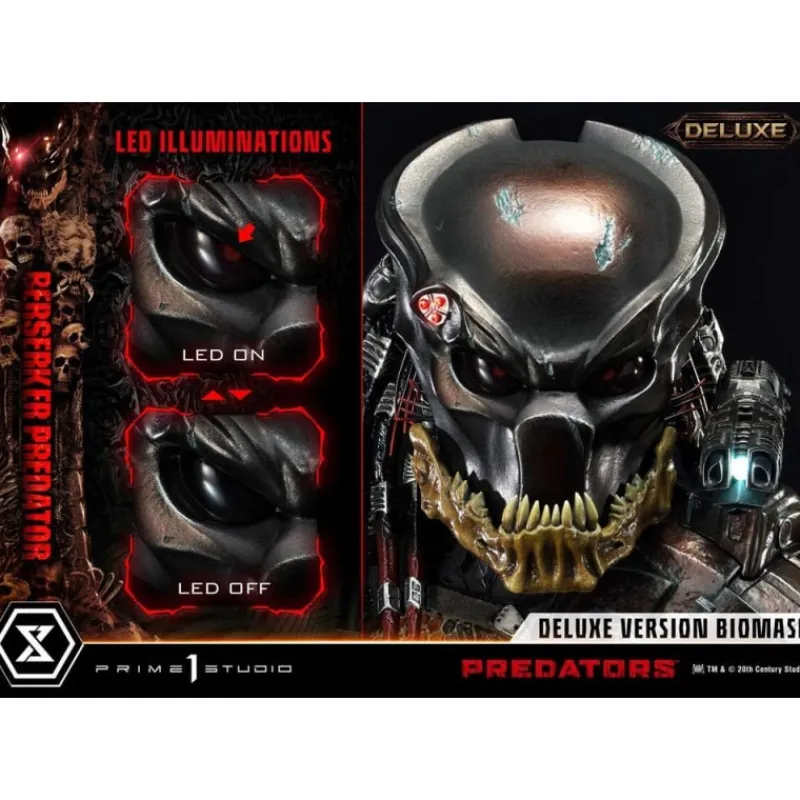 Prime 1 Studio Alien Y Predator^Estatua Berserker Predator Deluxe 100 cm con LED