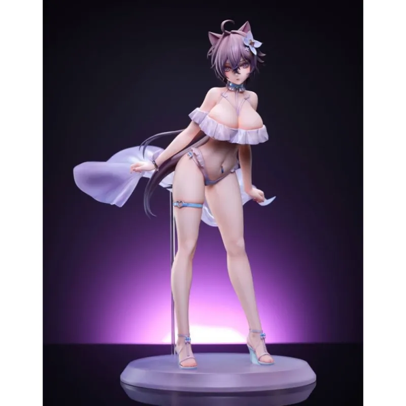 Best Estatua Cat-like Girlfriend Evangeline 28 cm PVC Figuras