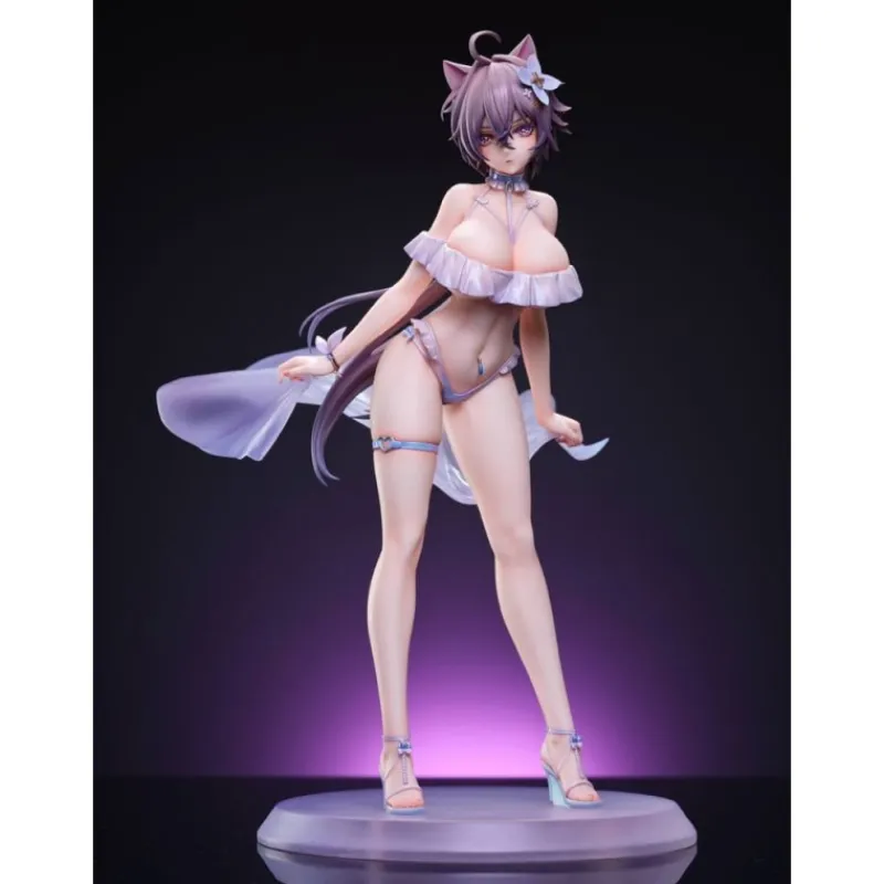 Best Estatua Cat-like Girlfriend Evangeline 28 cm PVC Figuras