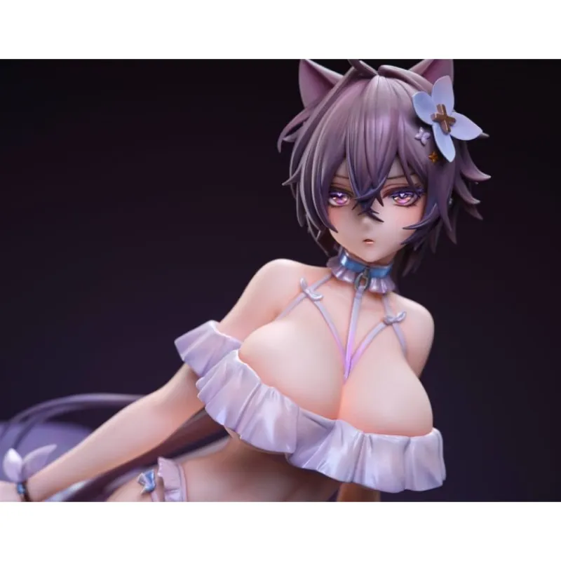 Best Estatua Cat-like Girlfriend Evangeline 28 cm PVC Figuras