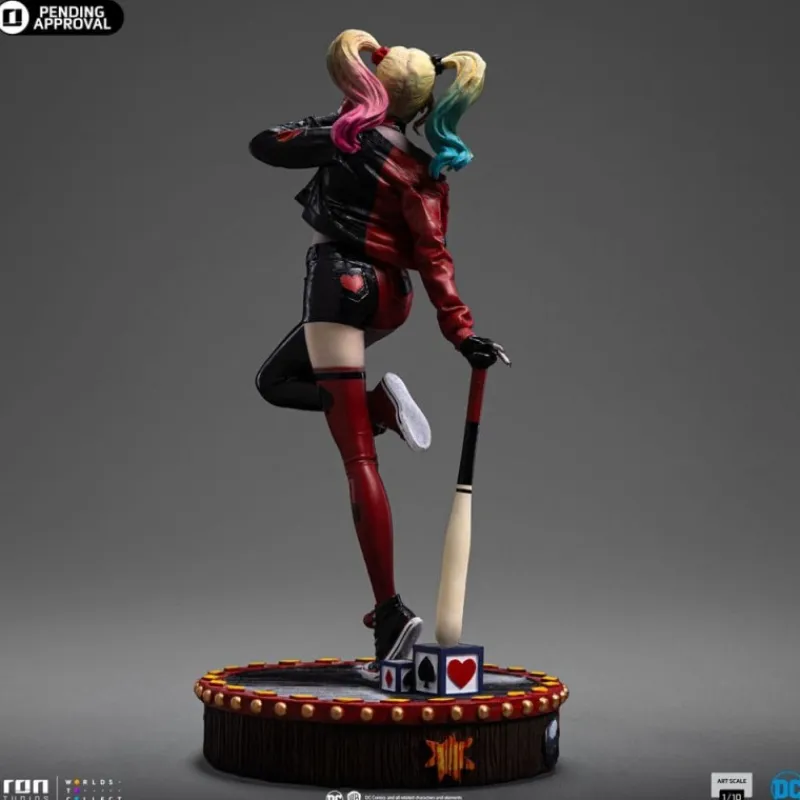 Iron Studios Regalos De Villanos Dc|Figuras Dc^Estatua DC Comics 1/10 Art Scale Harley Quinn 22 cm