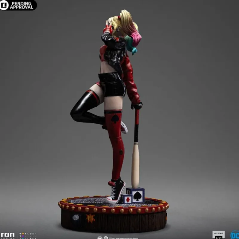 Iron Studios Regalos De Villanos Dc|Figuras Dc^Estatua DC Comics 1/10 Art Scale Harley Quinn 22 cm