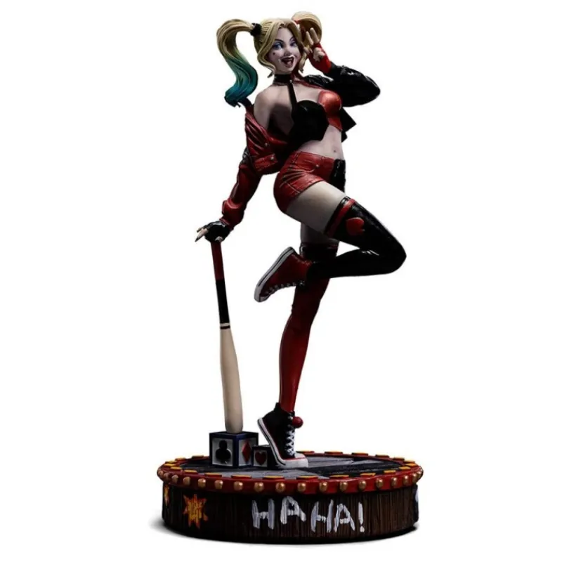 Iron Studios Regalos De Villanos Dc|Figuras Dc^Estatua DC Comics 1/10 Art Scale Harley Quinn 22 cm