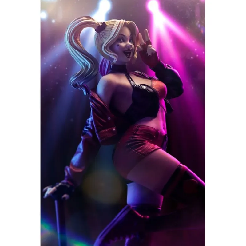 Iron Studios Regalos De Villanos Dc|Figuras Dc^Estatua DC Comics 1/10 Art Scale Harley Quinn 22 cm