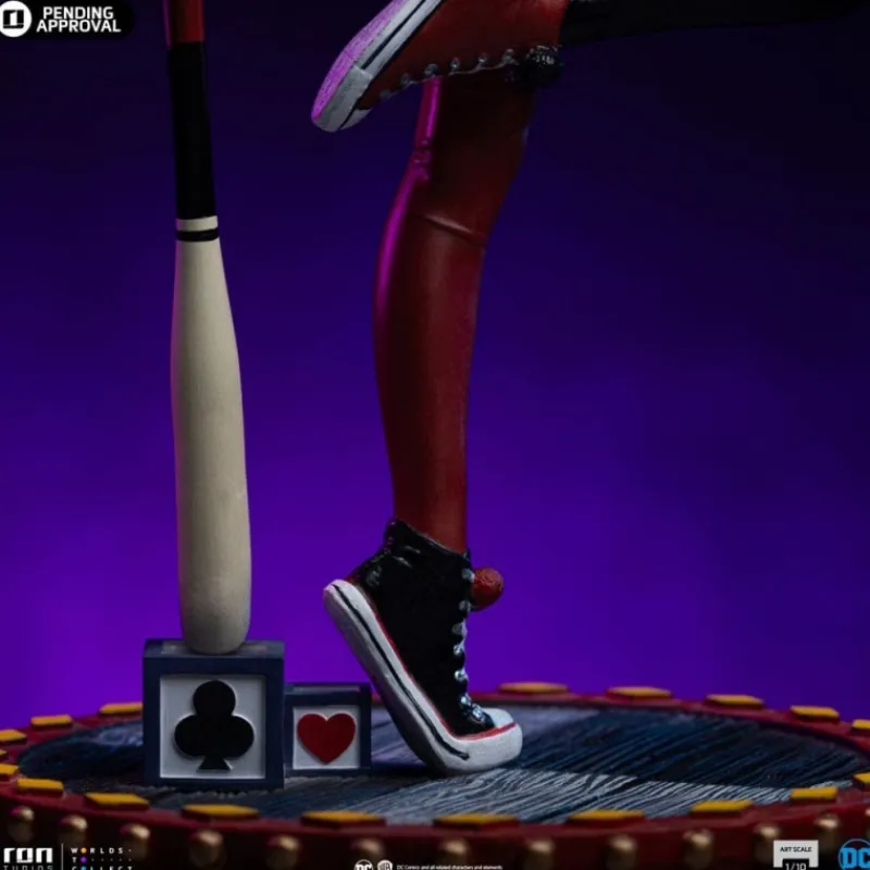 Iron Studios Regalos De Villanos Dc|Figuras Dc^Estatua DC Comics 1/10 Art Scale Harley Quinn 22 cm