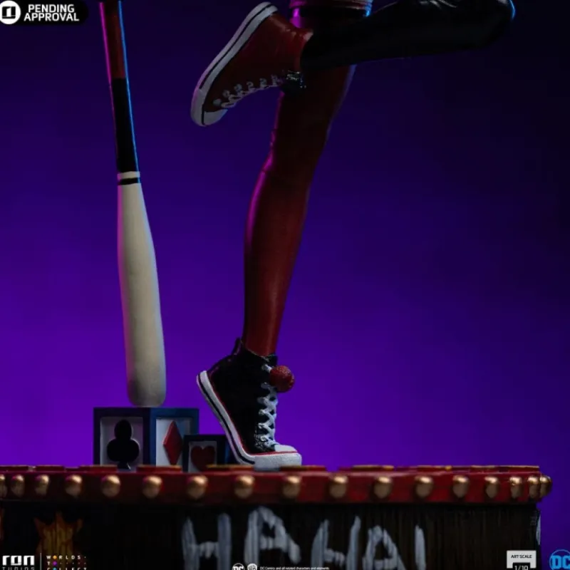 Iron Studios Regalos De Villanos Dc|Figuras Dc^Estatua DC Comics 1/10 Art Scale Harley Quinn 22 cm