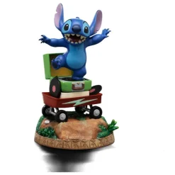 Iron Studios Películas Y Personajes De Disney ·Lilo Y Stitch|Figuras Disney De Colección ^Estatua de Stitch 1/10 Art Scale 17 cm de