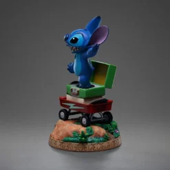 Iron Studios Películas Y Personajes De Disney ·Lilo Y Stitch|Figuras Disney De Colección ^Estatua de Stitch 1/10 Art Scale 17 cm de