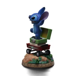 Iron Studios Películas Y Personajes De Disney ·Lilo Y Stitch|Figuras Disney De Colección ^Estatua de Stitch 1/10 Art Scale 17 cm de